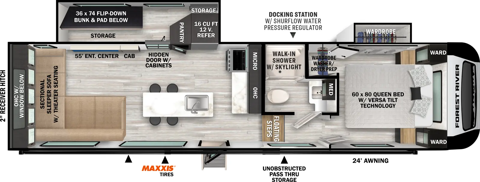 Impression 282RL Floorplan